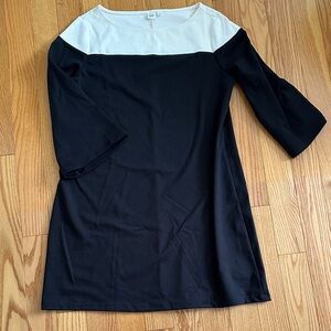 GAP Black and White Dress